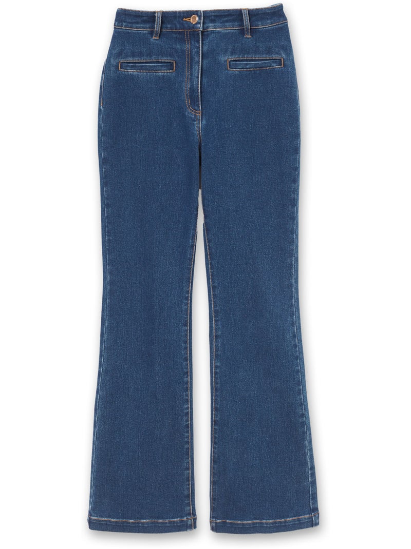 Jean bas évasé stature +1.60m - DAXON Bleu stone - Kiabi