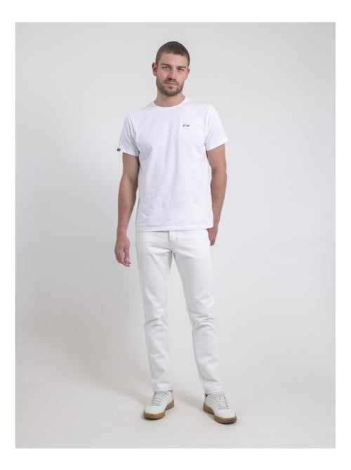 Jean blanc coupe droite SISKA - Kiabi
