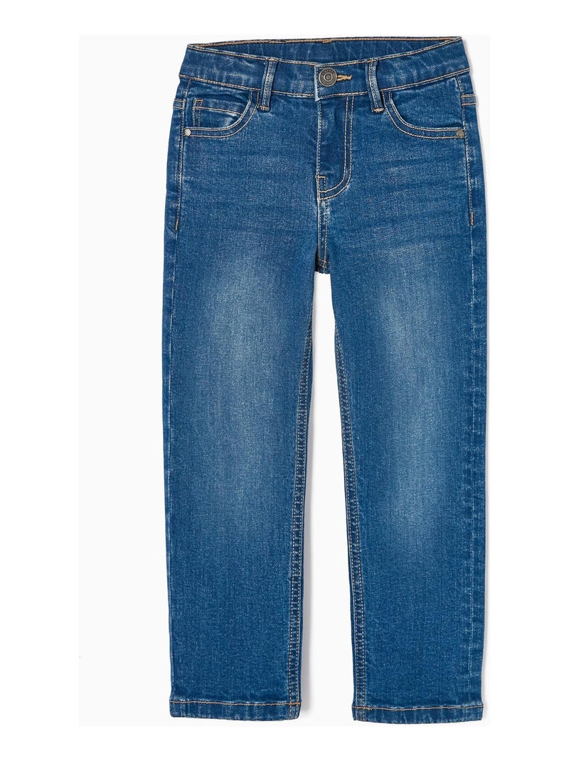 Jean bleu pour garçon ESSENTIALS LINE Bleu - Kiabi