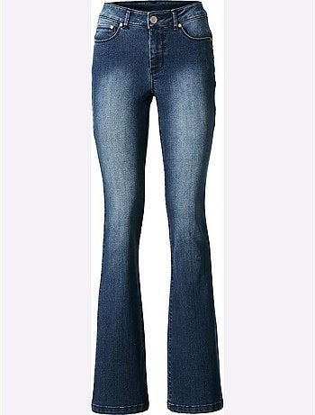 Jean bootcut - taille courte - helline