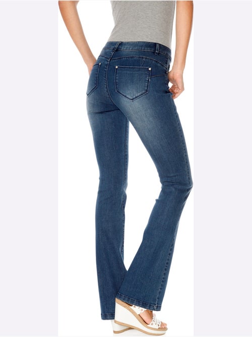 Jean bootcut - taille courte - helline - Kiabi