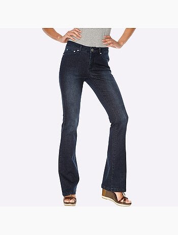 Jean bootcut - taille courte - helline