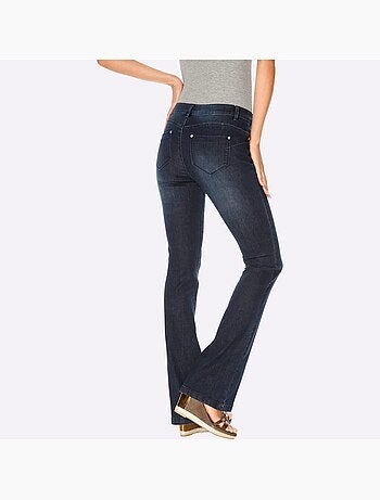 Jean bootcut - taille courte - helline