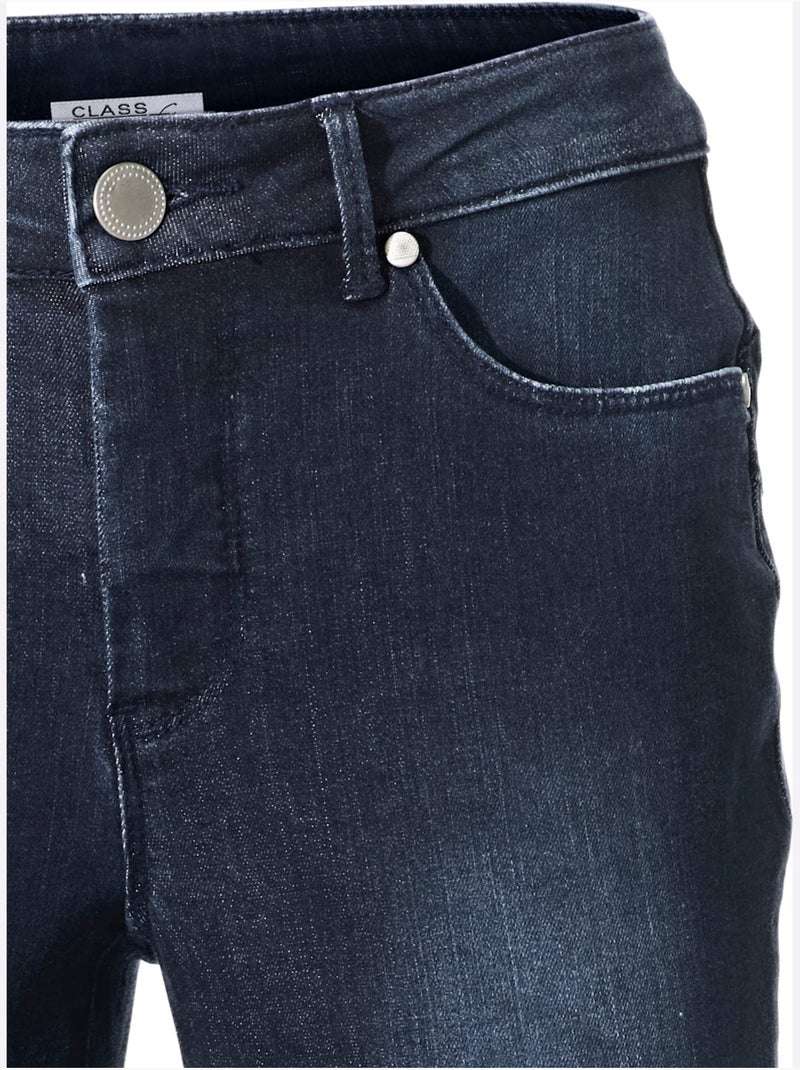 Jean bootcut - taille courte - helline Gris/Multicolore - Kiabi