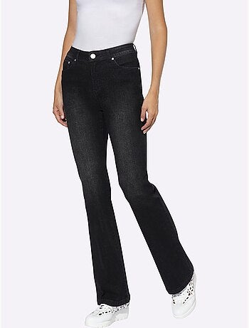Jean bootcut - taille courte - helline