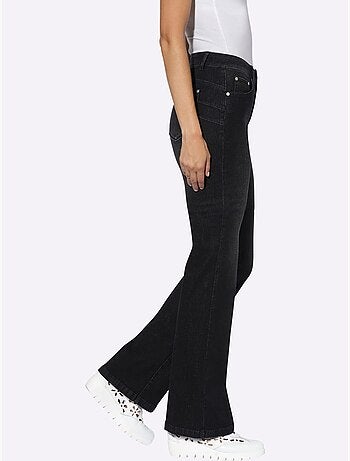 Jean bootcut - taille courte - helline