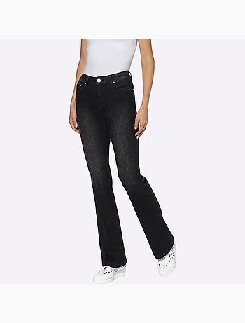 Jean bootcut - taille courte - helline
