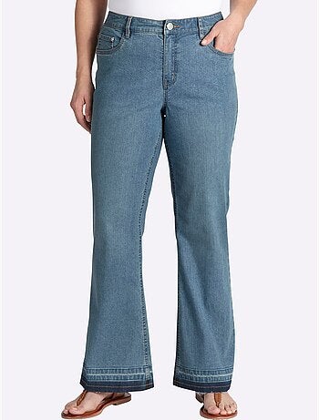 Jean Bootcut - Taille Standard - Sheego