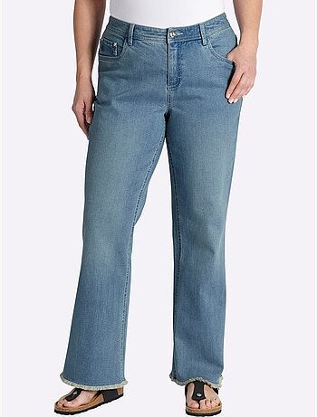 Jean Bootcut - Taille Standard - Sheego