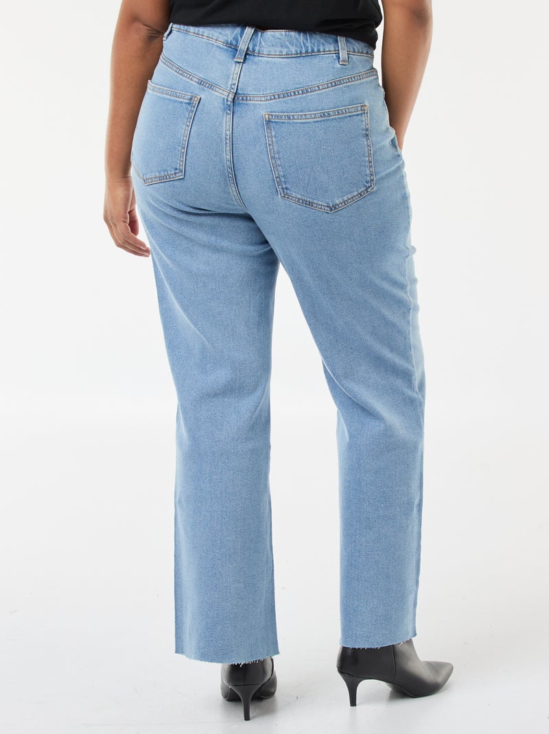 Jean bootcut avec bords à cru Double stone - Kiabi