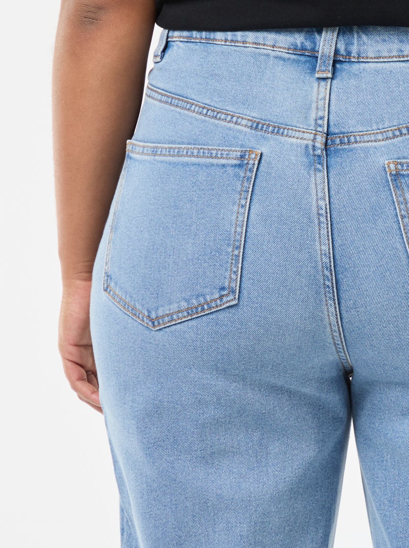 Jean bootcut avec bords à cru Double stone - Kiabi