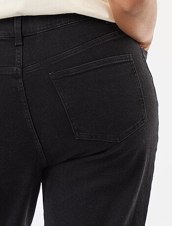 Jean bootcut avec bords à cru