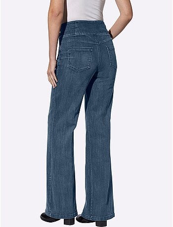 Jean bootcut brides décoratives - taille standard - helline