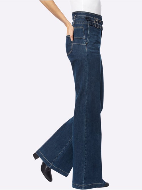 Jean Bootcut Ceinture - Taille Standard - Helline - Kiabi