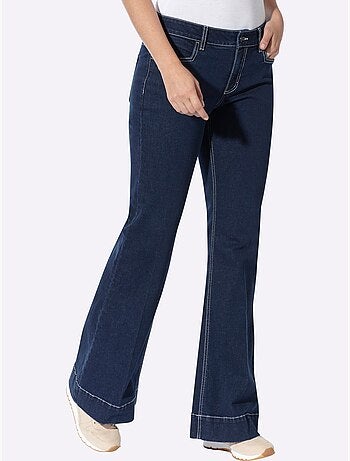 Jean bootcut coupe bootcut décontractée - taille standard - helline