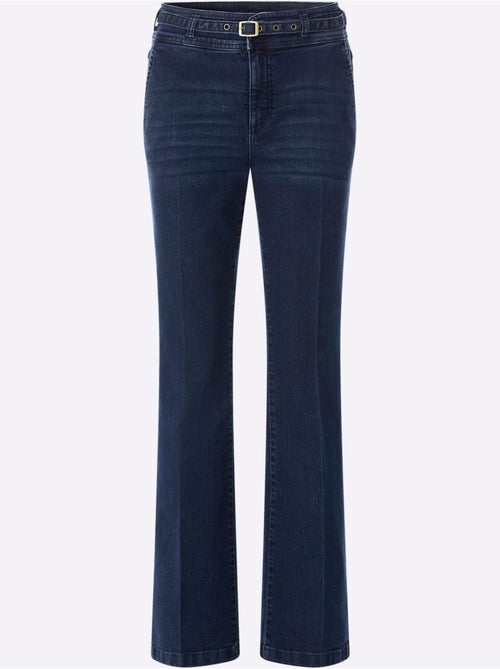 Jean Bootcut Denim Doux - Taille Courte - Moda Vilona - Kiabi