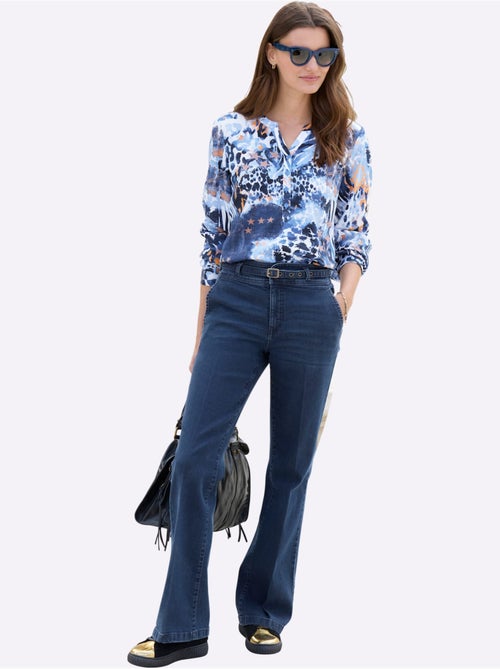 Jean Bootcut Denim Doux - Taille Courte - Moda Vilona - Kiabi