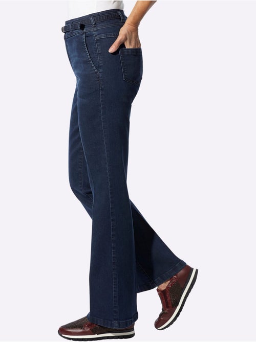 Jean Bootcut Denim Doux - Taille Courte - Moda Vilona - Kiabi