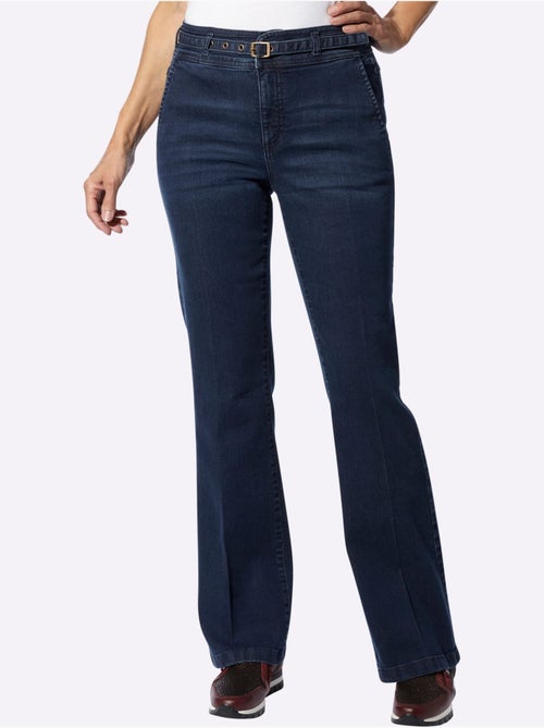 Jean Bootcut Denim Doux - Taille Standard - Moda Vilona - Kiabi Jean Bootcut Denim Doux - Taille Standard - Moda Vilona - Kiabi