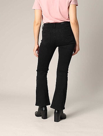 Jean bootcut en denim stretch avec taille haute 'Deeluxe'