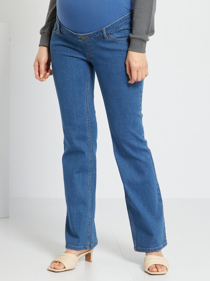 Jean bootcut grossesse Bleu clair - Kiabi