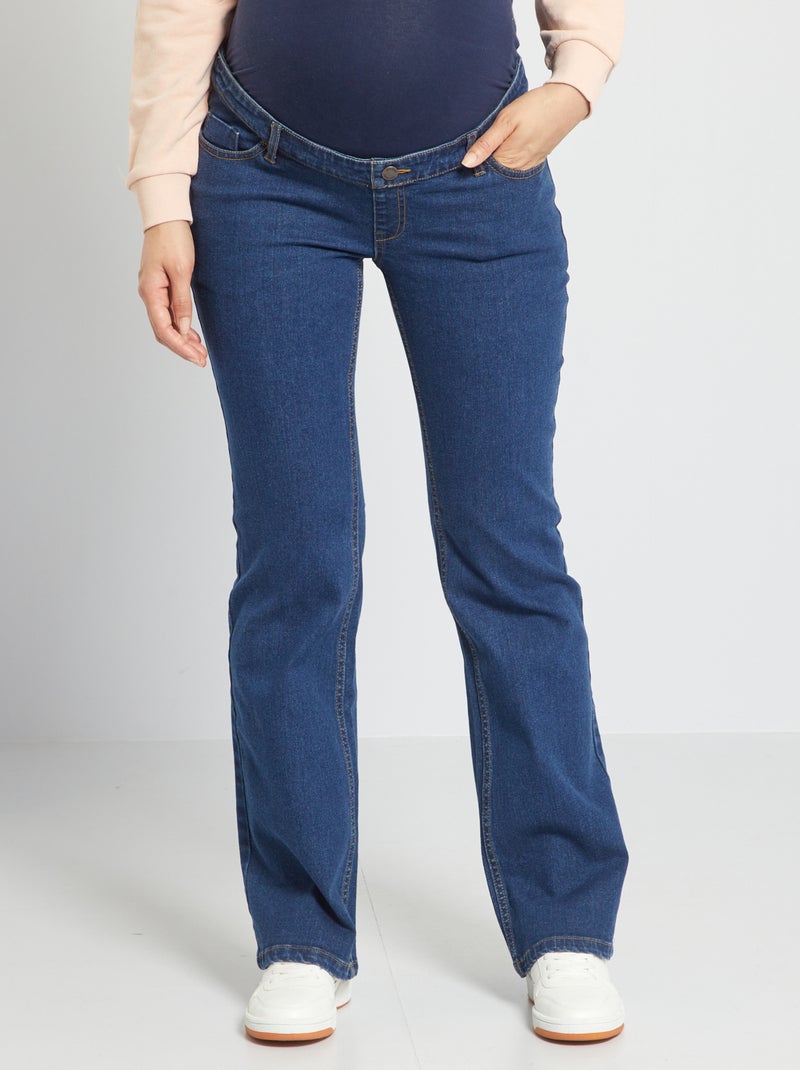 Jean bootcut grossesse Bleu foncé - Kiabi