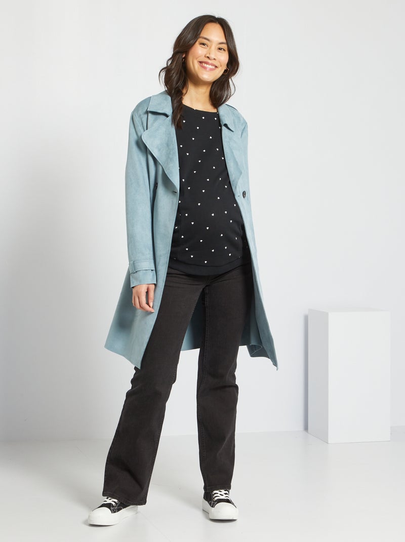 Jean bootcut grossesse Noir - Kiabi