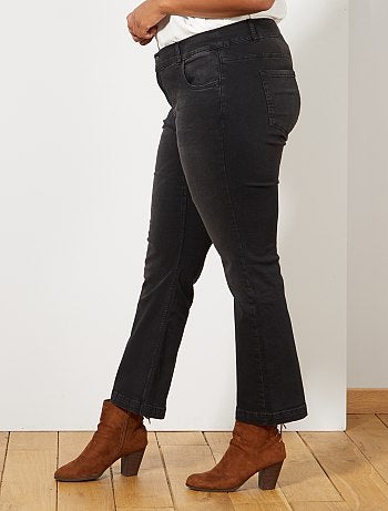 Jean bootcut, jean stretch - mode denim Grande taille ...