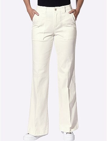 Jean bootcut poches plaquées devant - taille standard - helline