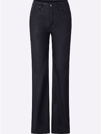 Jean bootcut revêtement brillant - taille standard - helline