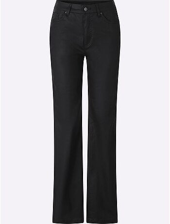 Jean bootcut revêtement brillant - taille standard - helline
