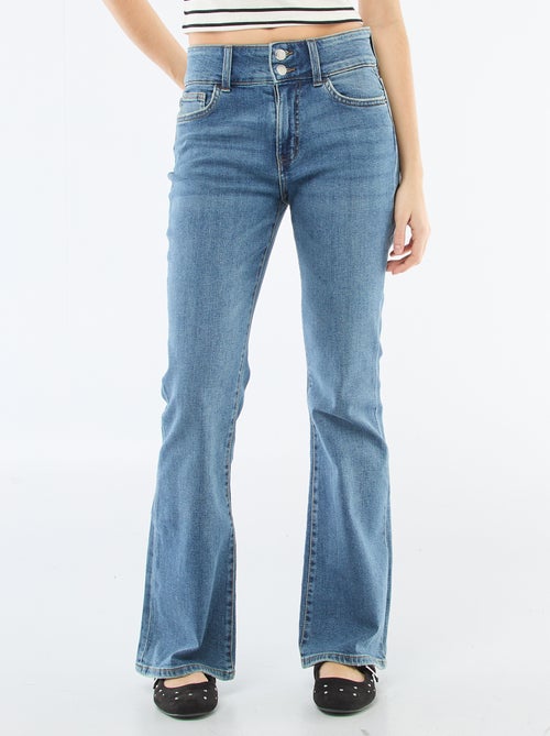 Jean bootcut taille basse - Kiabi