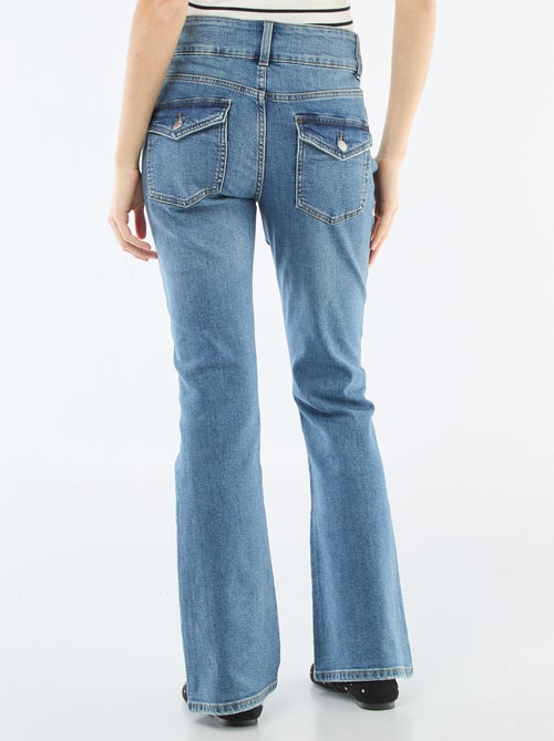 Jean bootcut taille basse - Kiabi