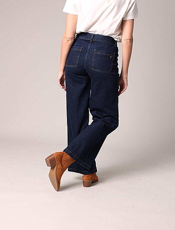 Jean bootcut taille haute 'Deeluxe'