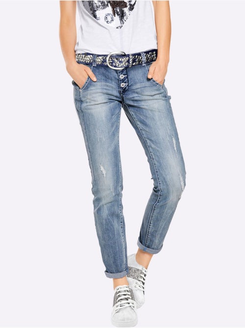 Jean Boyfriend - Taille Courte - Helline - Kiabi