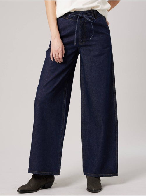 Jean brut wide leg femme 'deeluxe' - Kiabi