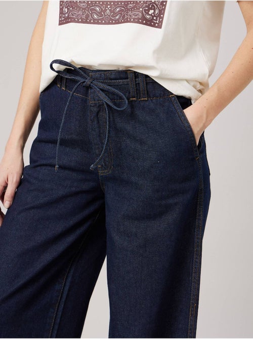 Jean brut wide leg femme 'deeluxe' - Kiabi