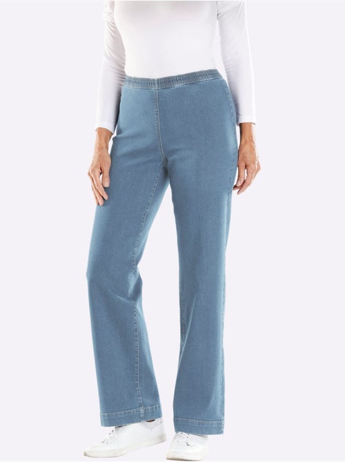 Jean Ceinture élastique Confortable - Taille Courte - Moda Vilona - Kiabi Jean Ceinture élastique Confortable - Taille Courte - Moda Vilona - Kiabi