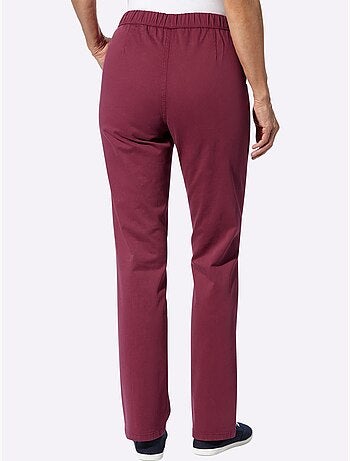 Jean ceinture élastique confortable - taille courte - moda vilona