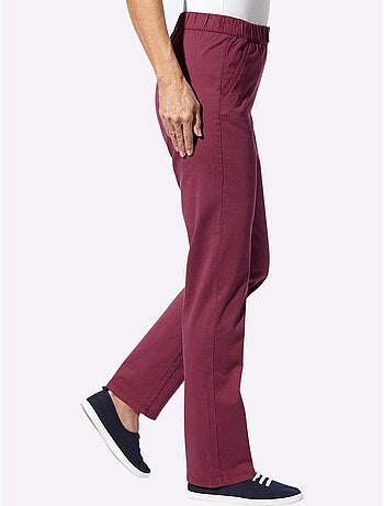 Jean ceinture élastique confortable - taille courte - moda vilona