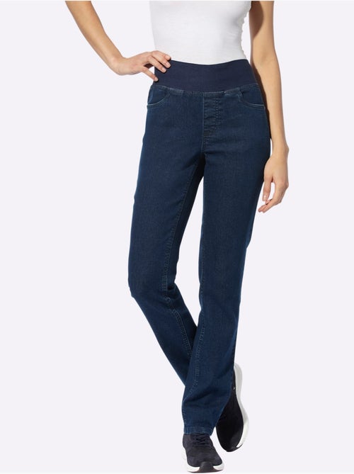 Jean Ceinture élastique Confortable - Taille Standard - Helline - Kiabi
