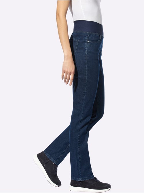 Jean Ceinture élastique Confortable - Taille Standard - Helline - Kiabi