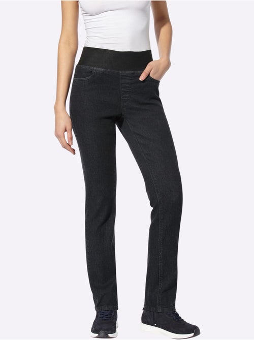 Jean Ceinture élastique Confortable - Taille Standard - Helline - Kiabi Jean Ceinture élastique Confortable - Taille Standard - Helline - Kiabi