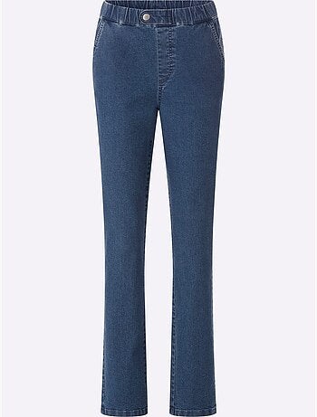 Jean ceinture élastique confortable - taille standard - moda vilona