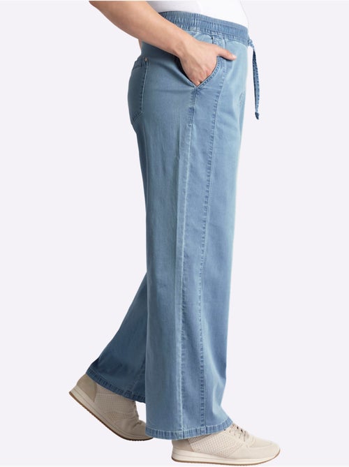 Jean Ceinture élastique Confortable - Taille Standard - Sheego - Kiabi Jean Ceinture élastique Confortable - Taille Standard - Sheego - Kiabi