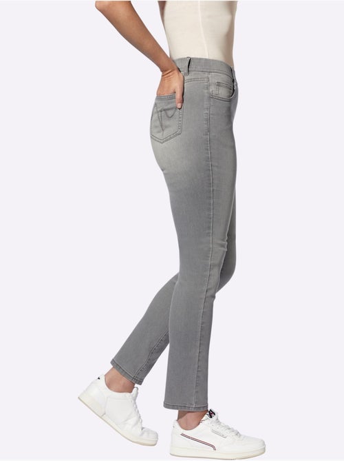 Jean Ceinture élastique Pour Plus De Confort - Taille Standard - Helline - Kiabi