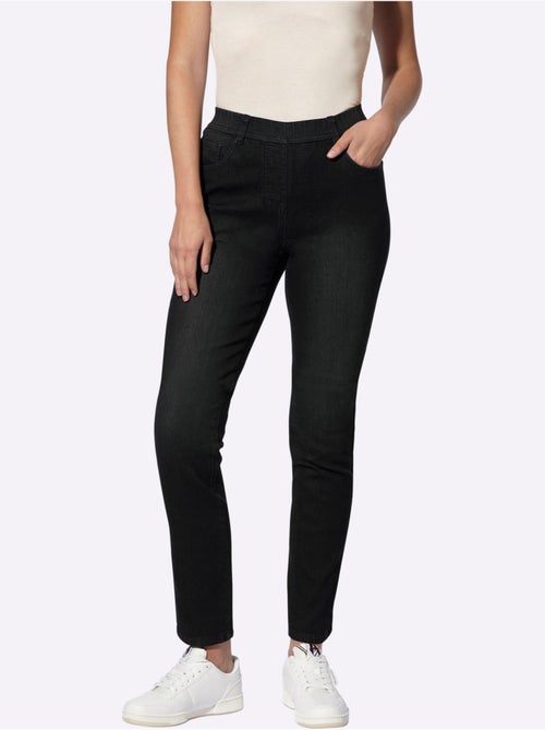 Jean Ceinture élastique Pour Plus De Confort - Taille Standard - Helline - Kiabi