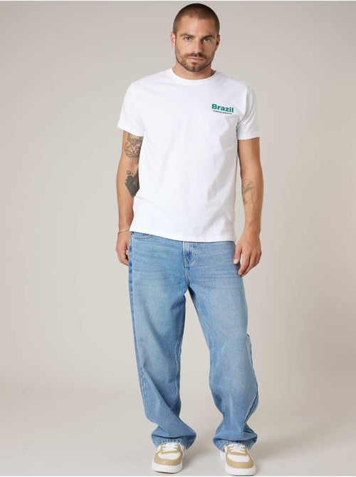 Jean confort homme en 100% coton 'Deeluxe' - Kiabi Jean confort homme en 100% coton 'Deeluxe' - Kiabi