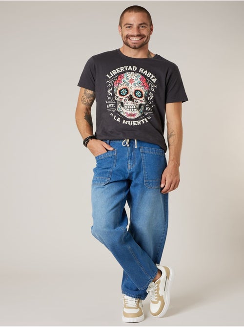 Jean confort homme en 100% coton 'Deeluxe' - Kiabi