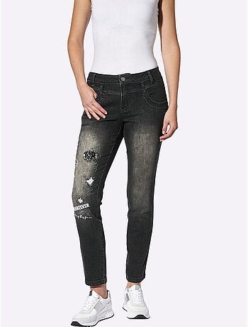 Jean coton extensible confortable - taille standard - helline